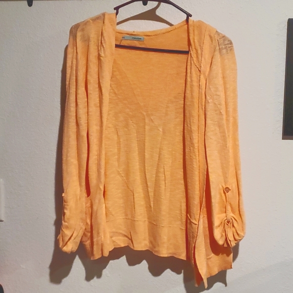 Maurice's Peach Carigan-large - Picture 1 of 5